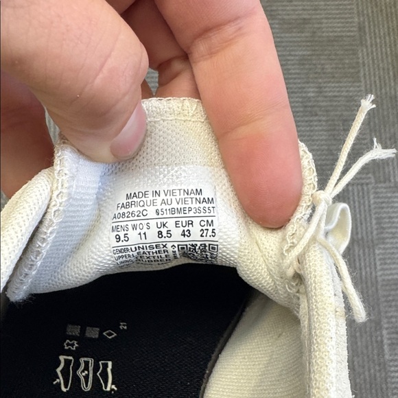 NWOB Converse Men’s Run Star White and Navy Trainer, size 9.5 - Picture 6 of 9